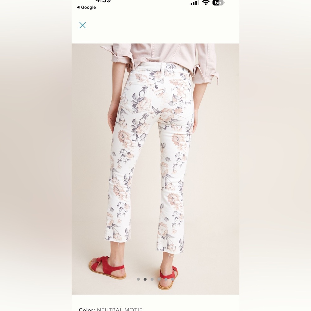 Paige Colette Crop Flare Denim - Picture 2 of 10